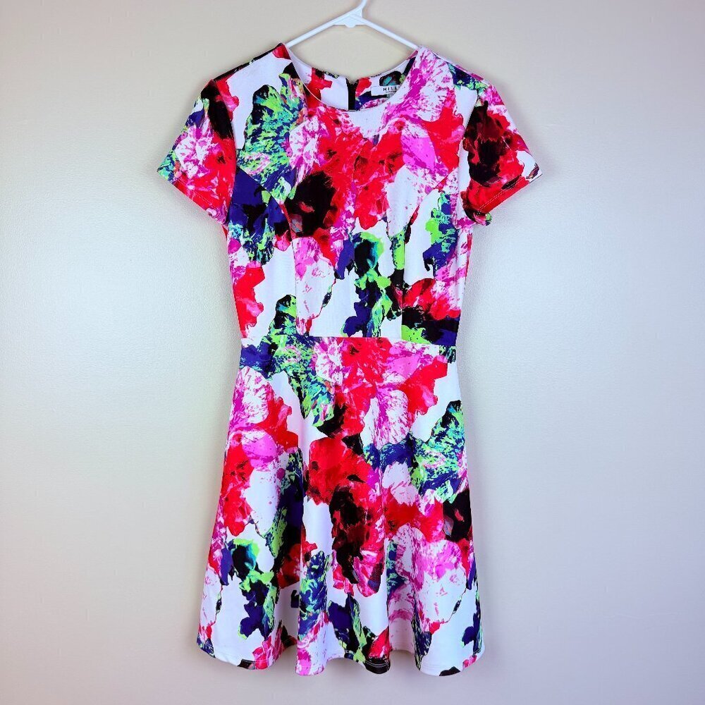 MILLY for DesigNation Floral Fit & Flare Dress Women’s 8